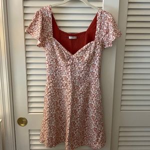 Abercrombie floral knot front dress
